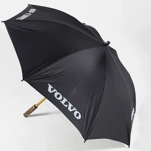 Guarda-chuva preto personalizado para a Volvo